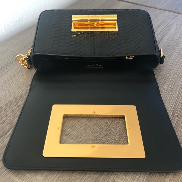 SOLD! Tom Ford Natalia Medium Python Leather Bag - Picture 13 of 16